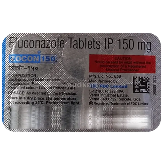 zocon 150mg tablet 6's